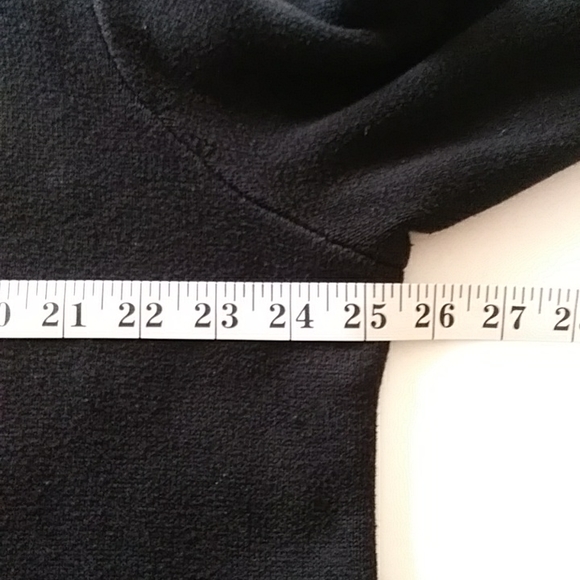 Dressbarn Woman Double Breasted Pleated Plaid Sweater Jacket 22/24 Black White - Picture 12 of 14